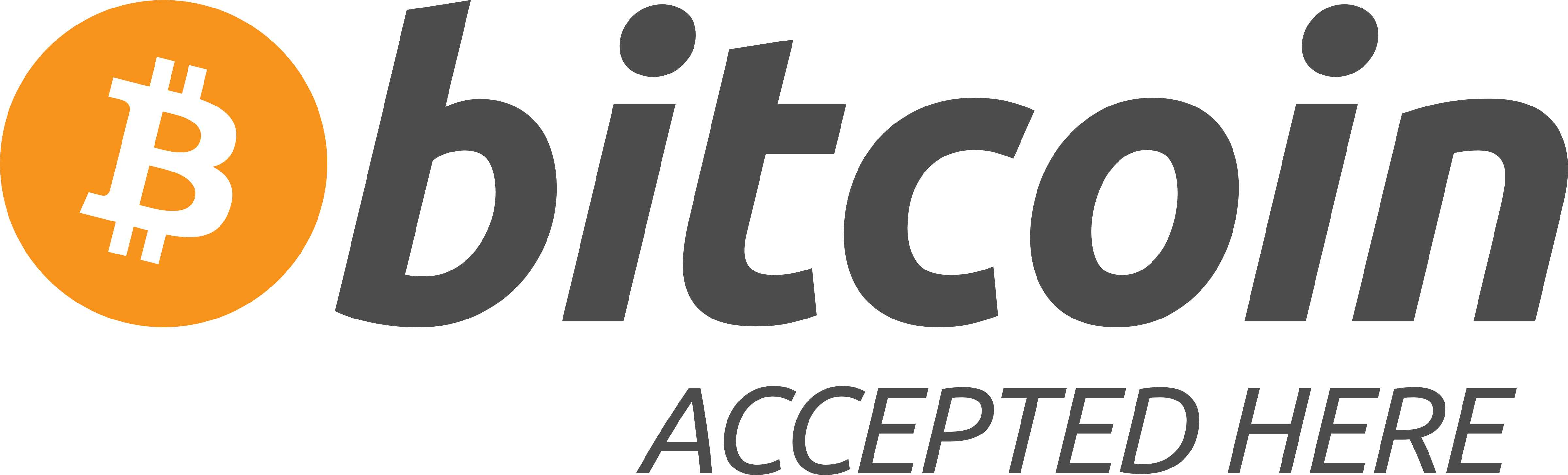 Bitcoin accepted